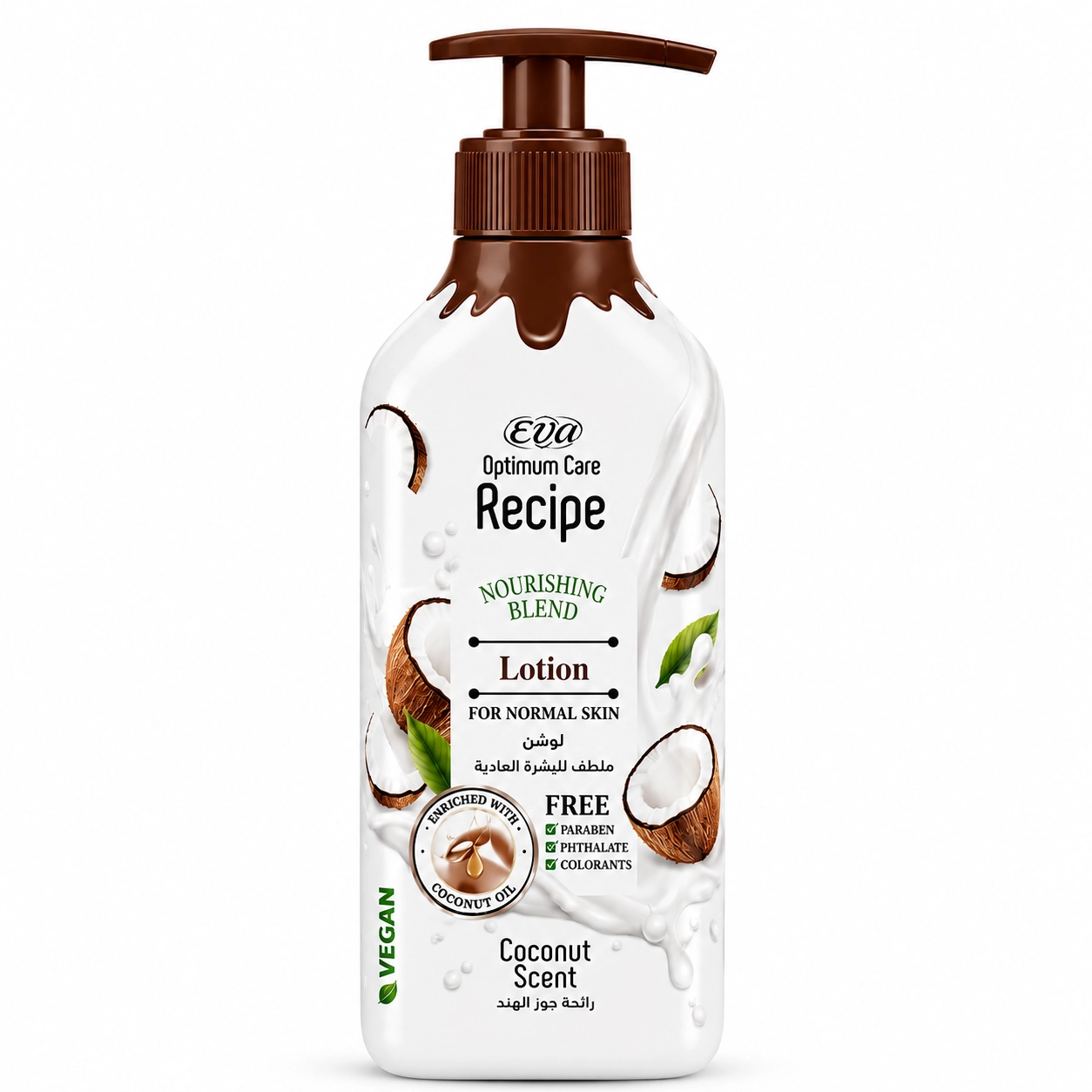 EVA Optimum Care Recipe Nourishing Blend Lotion Coconut Scent 370 ml