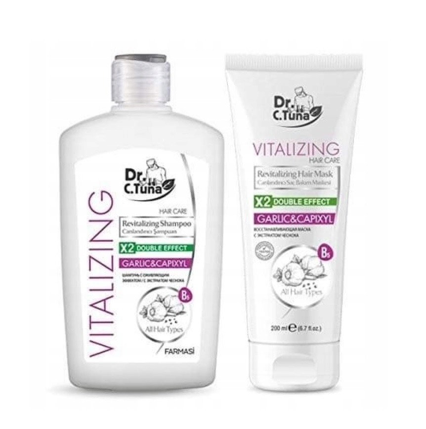 Dr. C. Tuna Revitalizační a obnovující šampon 500ml + maska na vlasy 200ml