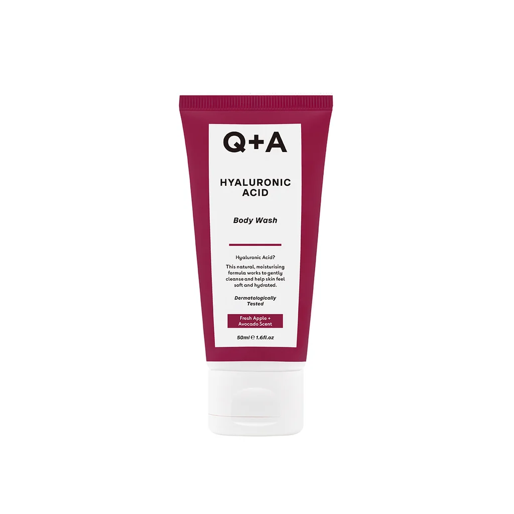 Q+A Hyaluronic Acid Body Wash – hydratační sprchový gel s kyselinou hyaluronovou 50 ml