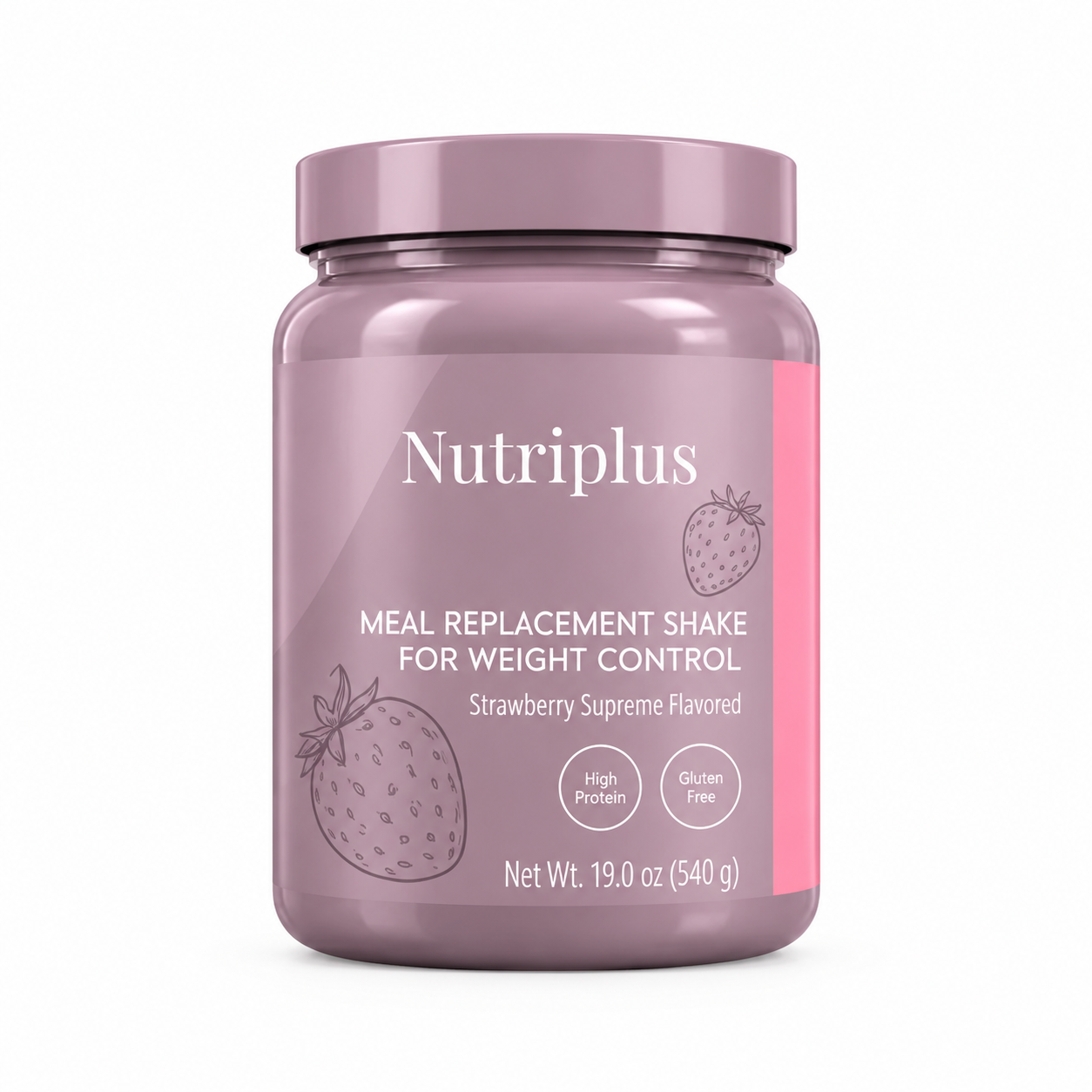 Farmasi Nutriplus – Jahodový proteinový koktejl na hubnutí a náhrada jídla 540 g
