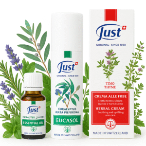 Just | Eucasol 50ml + Tymiánový krém 60 ml + Olej z 31 bylin 20 ml