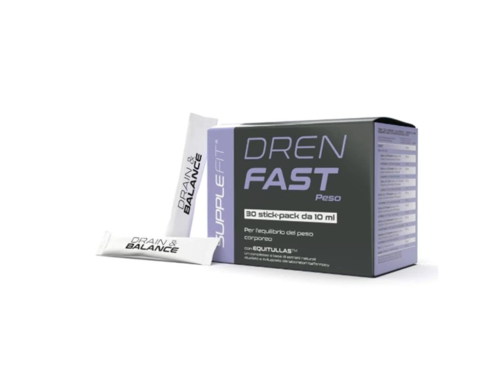 Dren Fast | Pro rovnováhu tělesné hmotnosti s Equitullas 30 x 10 ml