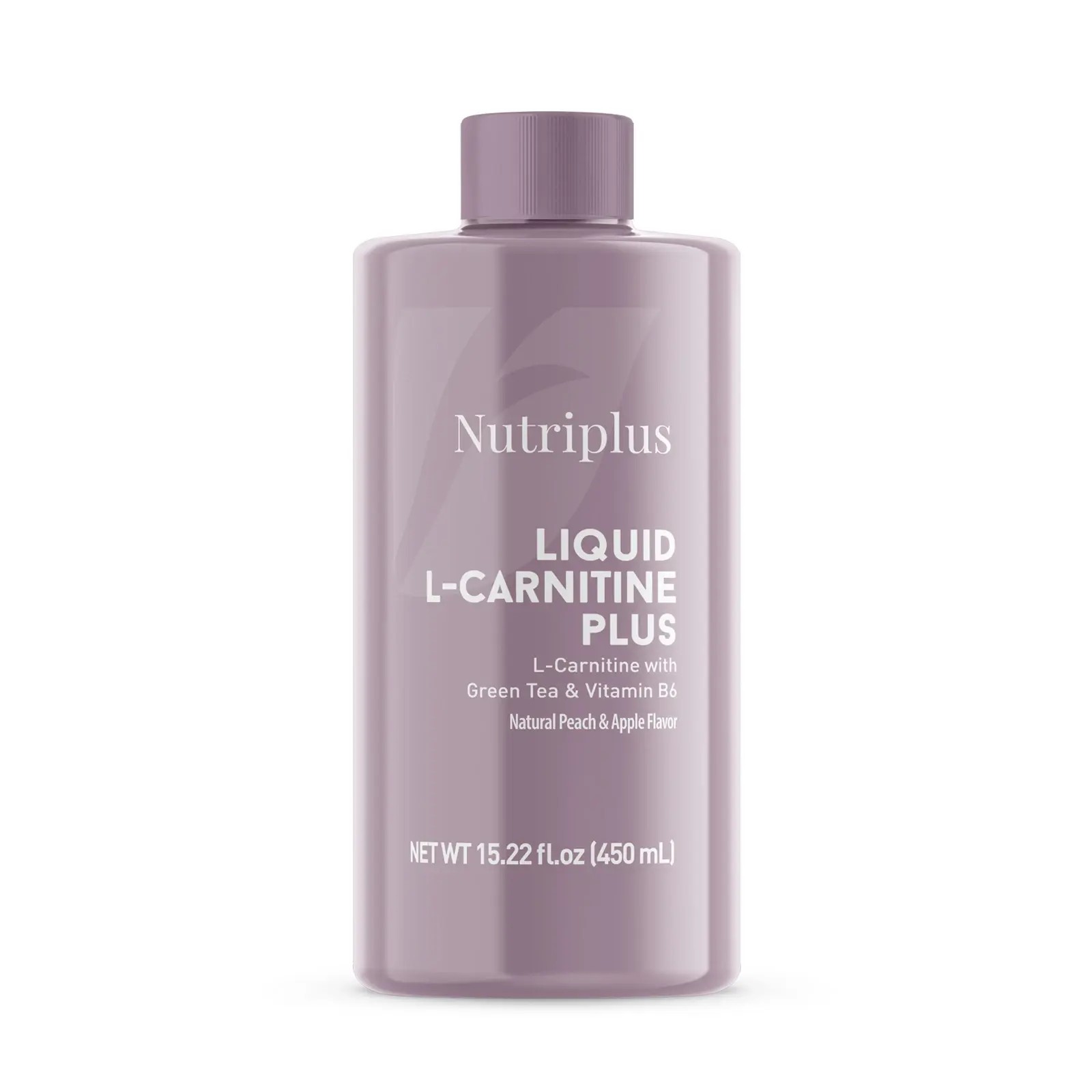 Nutriplus | L-karnitin s příchutí Broskev a Jablko 450 ml