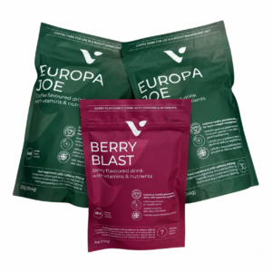 2 měsíční hubnoucí proměna s kávou Europa Joe + Týdenní Berry Blast ZDARMA