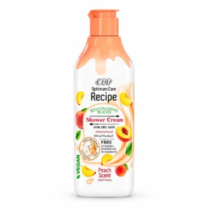 EVA Optimum Care Shower Cream Peach – sprchový krém s vůní broskve pro suchou pokožku 370 ml
